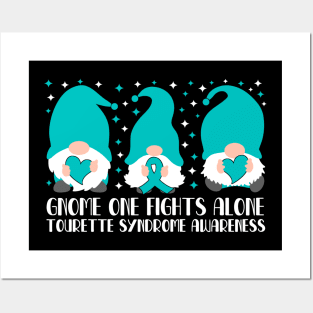 Gnome One Fights Alone Tourette Syndrome Awareness Posters and Art